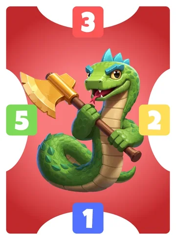 Noodle: north 3, east 2, south 1, west 5, red frame