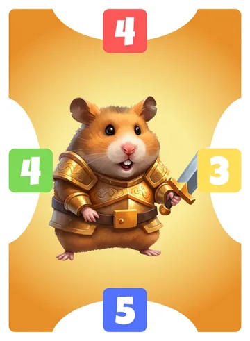 Mr. Nibbles: north 4, east 3, south 5, west 4, orange frame