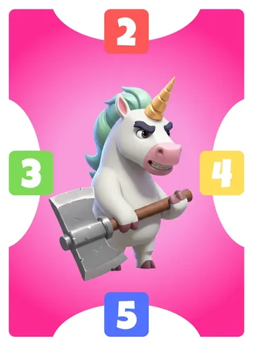 Stella: north 2, east 4, south 5, west 3, pink frame