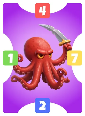 Black Beard: north 4, east 7, south 2, west 1, purple frame
