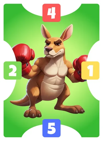 Boomerang: north 4, east 1, south 5, west 2, green frame