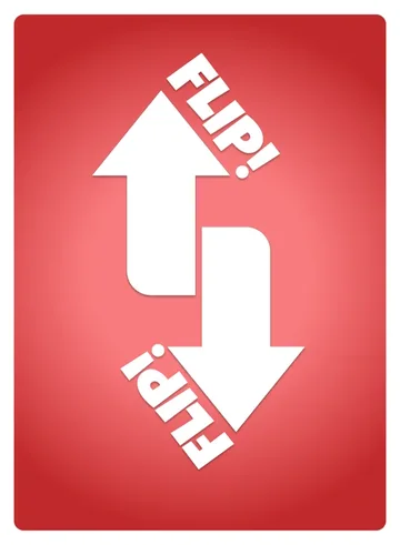 Flip! effect card: Rotate the entire board 180° — every card changes sides.