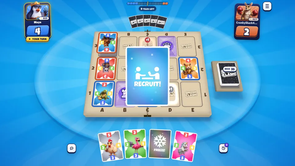 The Recruit! effect card steals an opponent card and places it as your own.